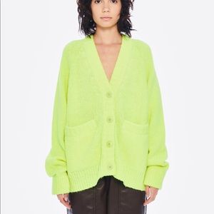 Tibi Cozette Alpaca Cardigan
